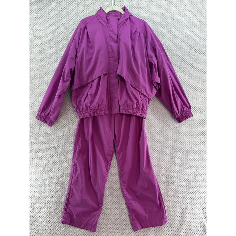 Vintage Tail Tracksuit Womens L Purple 80's Vented Zip Jacket Climaguard